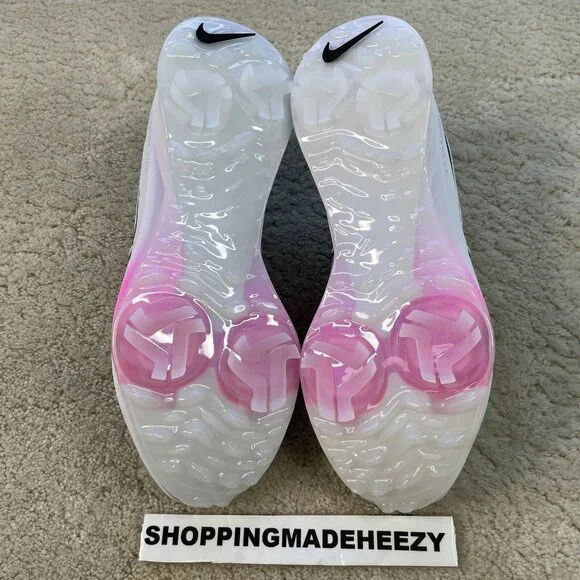[US 8] NIKE AIR ZOOM INFINITY TOUR NEXT% Spiked Golf Shoes Cleats Grey Pink Nike Men main image 3